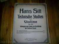 Sith: Technical Studies violin op.92