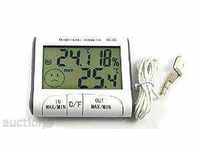 Thermometer, moisture meter, external, internal temperature dc 103
