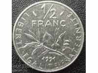 France - 1/2 franc 1991
