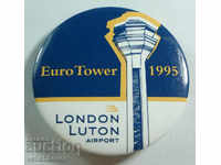 20296 England sign London Luton Airport 1995g.