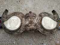 Renaissance pafts silver filigree granulation mother-of-pearl pafts