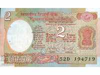 INDIA INDIA 2 Rupees issue - issue 19 ** letter A NEW UNC
