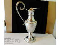 Empire style pewter jug 1.4 kg.