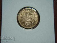 10 Mark 1909 Wurtemberg (Germany) Württemberg - AU (gold)