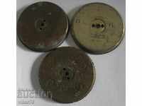 lot of three drums for seven-pocket pocket watches -HEBDOMAS
