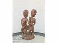 Wood carved figure - African art №0458