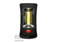 Camping LED lamp 3 W COB + 1 W, with hook and magnet