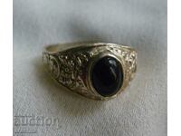 Silver morion ring