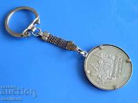 *$*Y*$* KEY RING WITH COIN HARDWARE - AWESOME *$*Y*$*