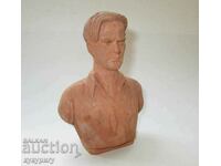 Old master ceramic bust Vaptsarov statuette figure