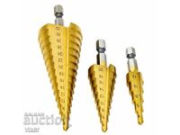 Cone drill bits for sheet metal