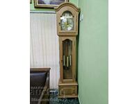A lovely antique German TEMPUS parquet clock