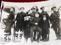 ROYAL PHOTO - soldiers, bayonet, rifle, uniform, cap