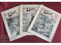 1916 First World War 3 pcs. Magazines-Che War Illustrated