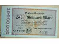 I am selling a Reichsmark 10 million banknote Germany 1923