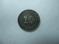 Straits Settlements 10 Cents 1916 KING GEORGE RING !!