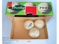 Колекционни стари топки тенис на корт DUNLOP 1966 г.