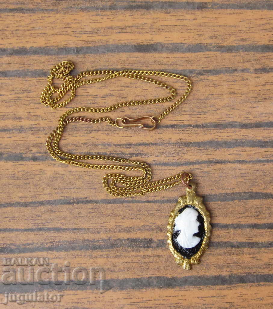 old antique gem set with jewelery pendant