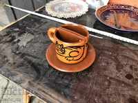 10076. COFFEE SERVICE FOR TWO GABOR CAT CAT