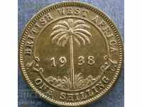 British West Africa 1 shilling 1938