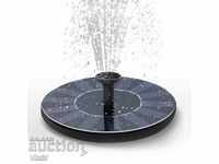 Solar floating fountain - works in the sun