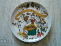 COLLECTOR'S OLD PLATE PORCELAIN plate!