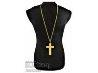 NEW Clerical, Papal Bronze Pectoral Cross