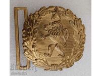 Military parade belt buckle
