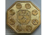 33507 GDR East Germany plaque ASK Vorwarts Frankfurt Ode