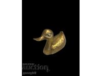 Bronze figure of a duck. #3228