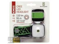 Headlight "CREE LED HEADLAMP 3B1 EMOS P3535" rechargeable new
