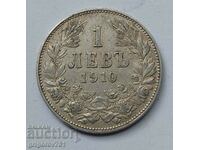1 lev silver 1910 - silver coin #13