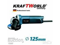 Angle grinder of Tok 1400W 125mm Kraft World Germany with adjustable