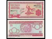 BURUNDI 20 Francs BURUNDI 20 Francs, P27d, 2007 UNC