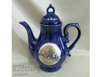 Porcelain Teapot marked with gilding