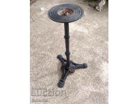 Old solid cast iron table stand