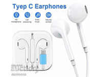 Hands-free headphones plugs for phones with TYPE C connector