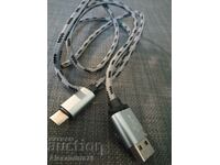 USB cables with magnetic tips