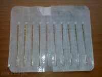 *$*Y*$* GOLD 24 CT GOLD 24 CT - ACUPUNCTURE NEEDLES *$*Y*$*