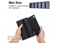 Foldable solar panel, 15W charging directly from the sun,