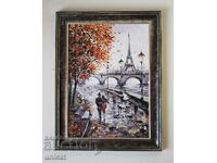 Autumn romance in Paris, picture, framed