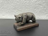 Collectible Silver Plated Panda Figure. #4828