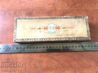 BOX PENCIL CASE ANTIQUE FROM SOCA PYROGRAPH DRAWING