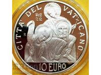€10 2008 Vatican Benedict XVI UNC PROOF silver