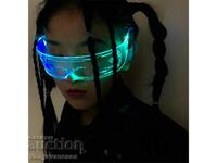 Luminous PARTY LED glasses, mode in 7 colors