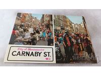 Postcard London Carnaby Street and its Frequenters