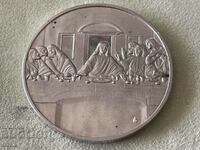 Silver Medal, Fifth French Republic Leonardo da Vinci