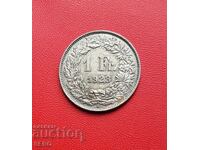 Switzerland-1 franc 1928