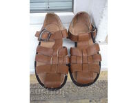 Bulgarian sandals made of natural leather new